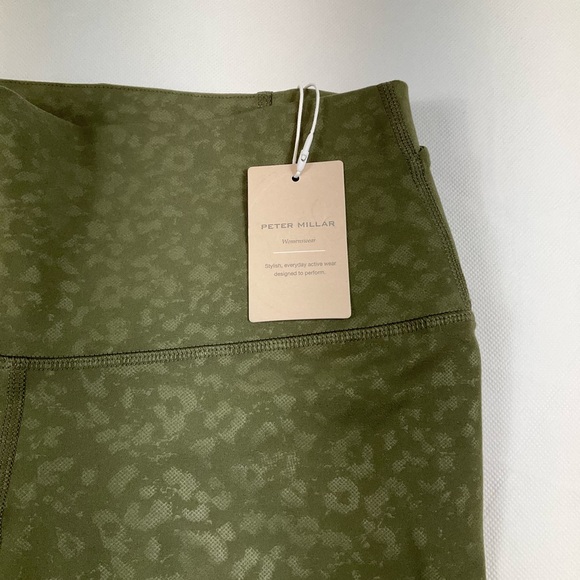 Peter Millar Womenswear Green Leggings XL MSRP$120 - Picture 2 of 14
